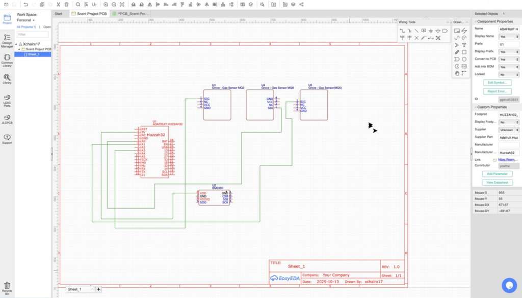EasyEDA Export Scaling Issue
